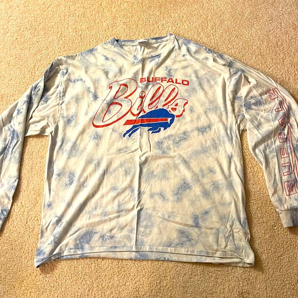 Buffalo Bills Vintage Tie Dye Long Sleeve